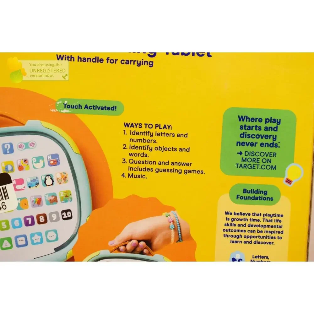 Gigglescape Electronic Learning Tablet with Light Soft Handle Bilingual #